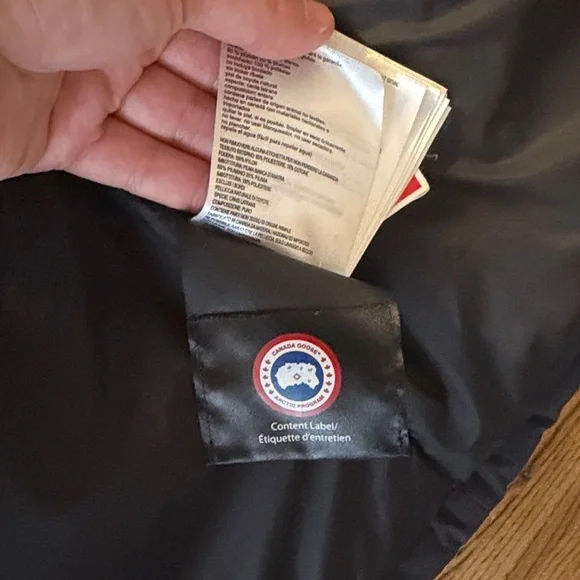 Canada Goose Navy Carson Hooded Puffer Jacket